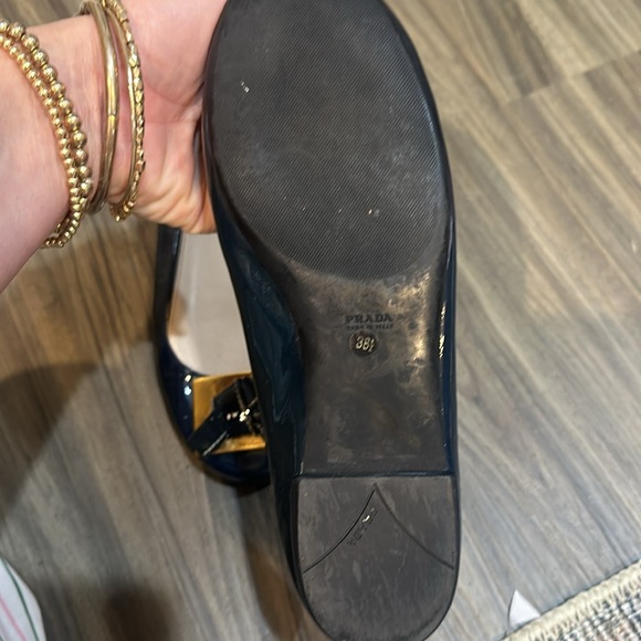 Prada Patent Leather Flats 38.5 - Picture 3 of 4